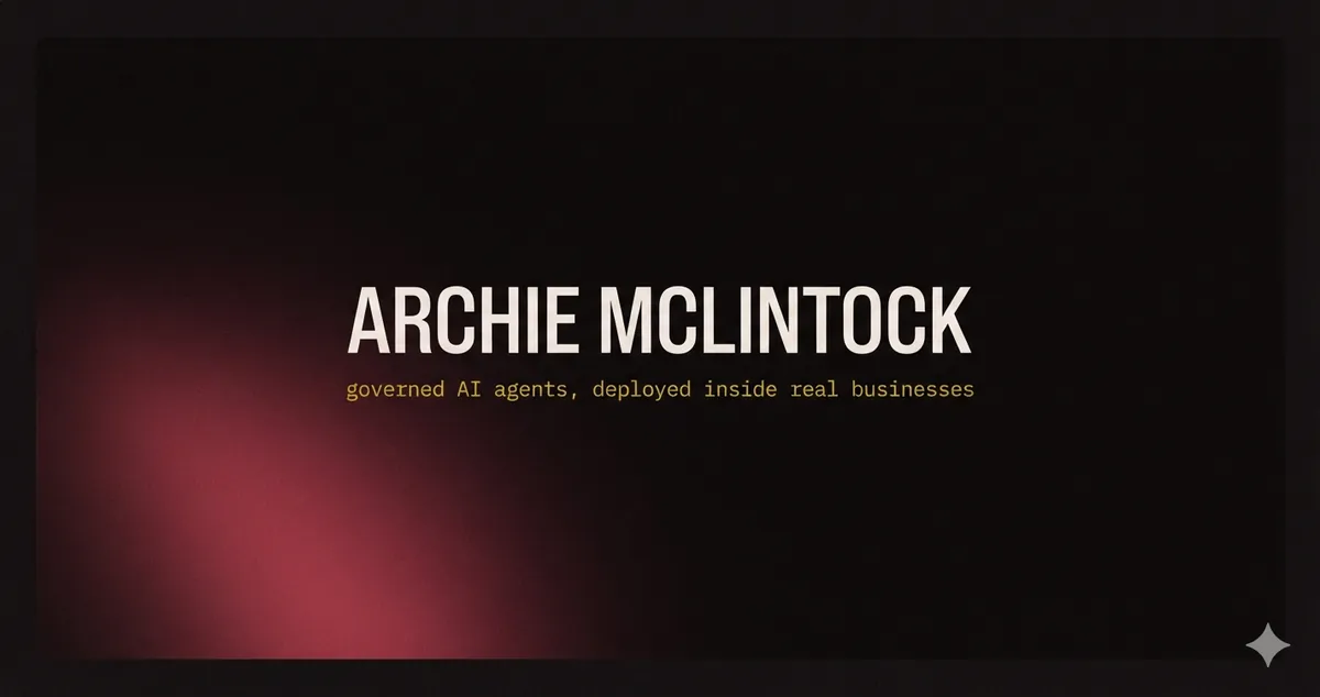 Archie McLintock title card